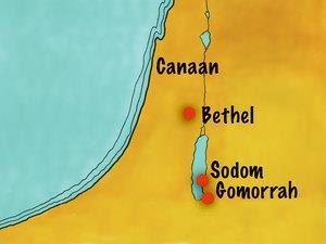 Wtedy Abram zwinął namioty i przybył, by zamieszkać w dąbrowie Mamre pod Hebronem.