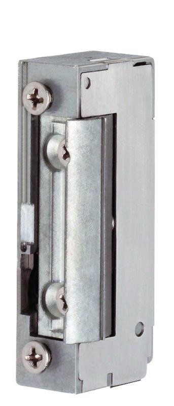 Elektrozaczepy i Akcesoria elektrozaczepy specjalne Elektrozaczep do zastosować zewnętrznych z zapadką promieniową typ 118W - do zastosować zewnętrznych - do odblokowania drzwi w systemach kontroli
