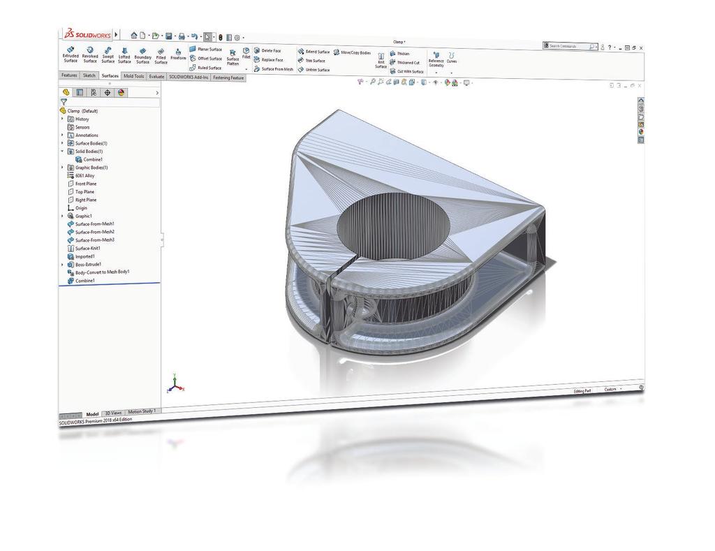 Funkcja logowania SOLIDWORKS umożliwia przeniesienie dostosowanej zawartości i ustawień na dowolny komputer z zainstalowanym programem SOLIDWORKS.