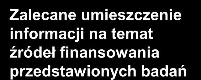 umieszczenie informacji