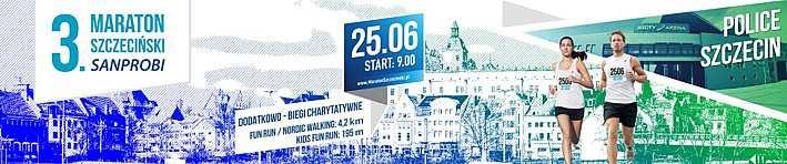 25.06.2017 - Police/Szczecin - 3. Maraton Szczeciński Sanprobi W niedzielę 25 czerwca 2017 roku z parkingu przy biurowcu Grupy Azoty Zakłady Chemiczne Police SA wystartował 3.