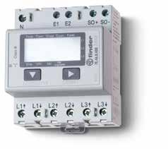 Seria 7E - icznik energii Typ 7E.56.8.400.0000 kwh + chwilowe W, V & A Typ 7E.56.8.400.0030 certyfikat MID i interfejs M-BUS Typ 7E.56.8.400.0210 certyfikat MID i interfejs Modbus RS-485 - Prąd znamionowy 5 A (maks.