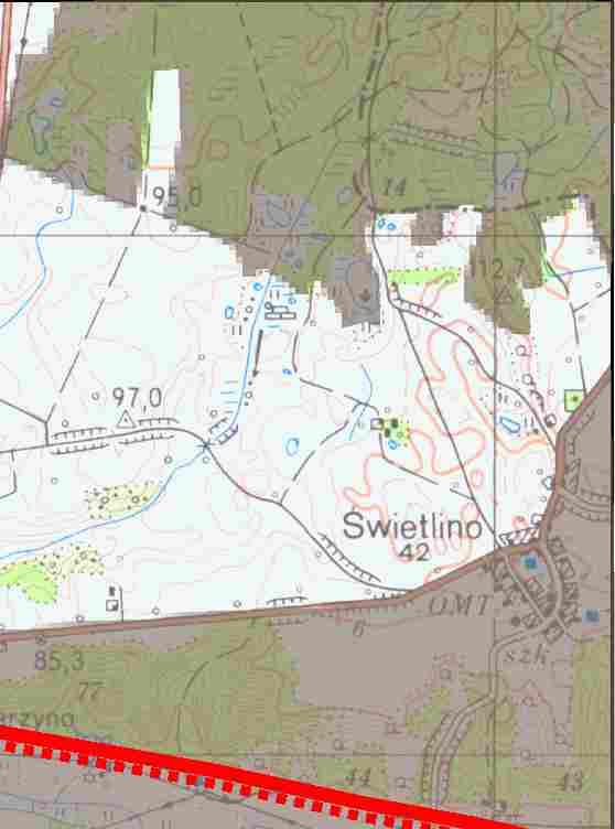 V-1252 OBSZARY CHRONIONE Nr 2 - projektowany otwór studzienny, ujęcie gminne w m.