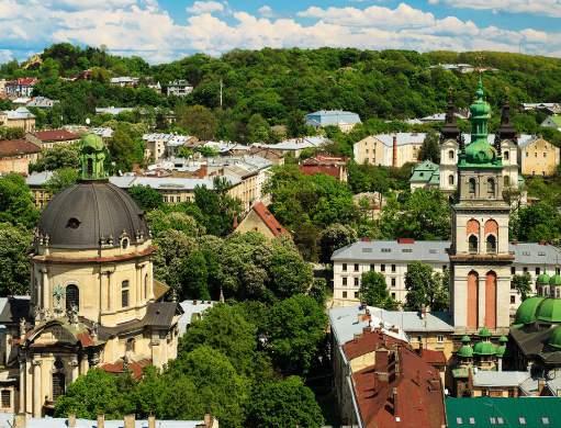 Jura z kryptą zmarłych metropolitów, Uniwersytet Lwowski jedna z najstarszych uczelni wyższych Europy Środkowej, Politechnika Lwowska najstarsza polska uczelnia techniczna, Cmentarz Łyczakowski