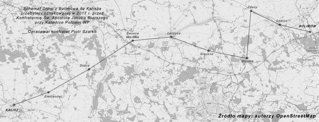 ZE ŚWIĘTYM JAKUBEM DO ŚWIĘTEGO JÓZEFA. WARSZAWA KALISZ PO DROGACH ŚWIĘTEGO JAKUBA: MAZOWIECKIEJ.