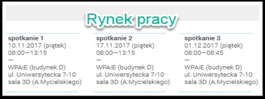 3 ROK DZIENNY STUDIÓW I STOPNIA (LICENCJACKICH) FILOLOGIA CZESKA Dzień 8.00 9.30 9.45 11.15 11.30 13.00 13.15 14.45 15.00 16.30 16.45 18.