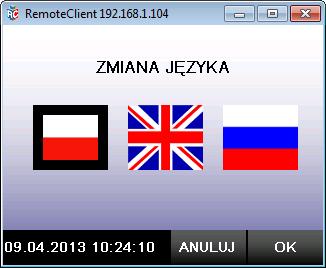 - Ustawienia / Ustawienia fabryczne Ta opcja służy do przywrócenia oryginalnych ustawień nastaw czasów i widocznych etykiet na diagramie. Są to rzeczy zmieniane w Edycji etykiet i Nastawach czasów.