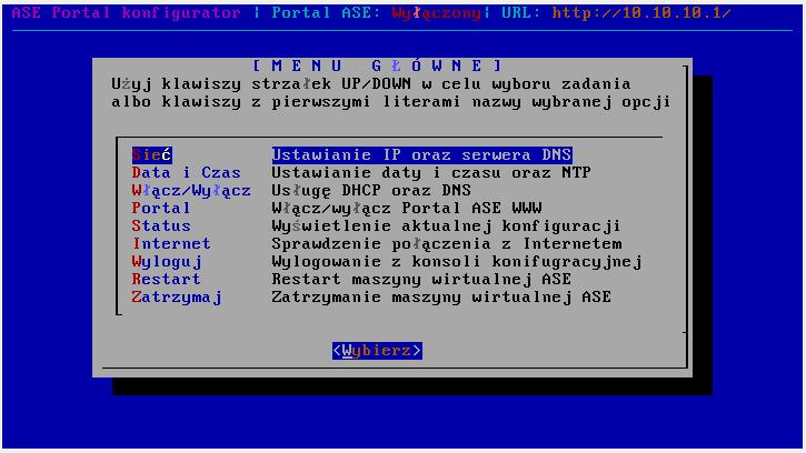 Przy każdym następnym logowaniu należy wpisać login i ustawione w kroku 5. nowe hasło. 7. Po zmianie hasła Użytkownik zostaje zalogowany do portalu ASE. Rys. 33 Menu główne 8.