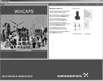 Inne źródła informacji Oprócz materiałów informacyjnych w postaci katalogów i broszur dotyczących danego wyrobu Grundfos oferuje także następujące źródła informacji: WinCAPS WebCAPS WinCAPS WinCAPS