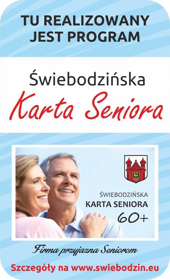 OFERTA PARTNERÓW PROGRAMU ŚWIEBODZIŃSKA KARTA SENIORA Więcej