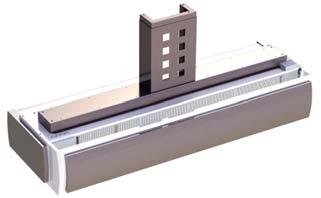 T2-220-2200 mm, minimalna wysokość zawieszenia - 120 mm, zawierają element poziomujący  Typ U Typ U Zawiesia podsufitowe o regulowanej długości :