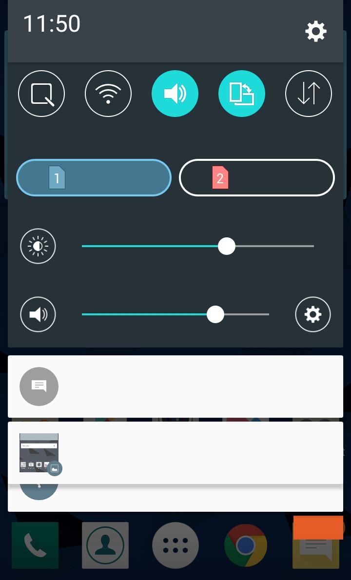 Notifications panel Notifications alert you to the arrival of new messages, calendar events and alarms, as well as ongoing events, such as when you are on a call.