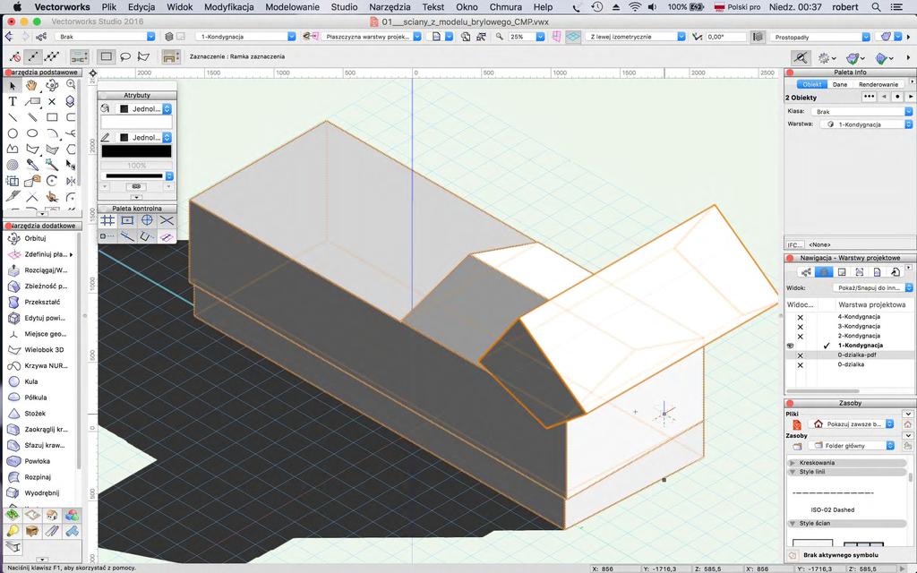 3a. MacroBIM - konceptualizacja (3D)