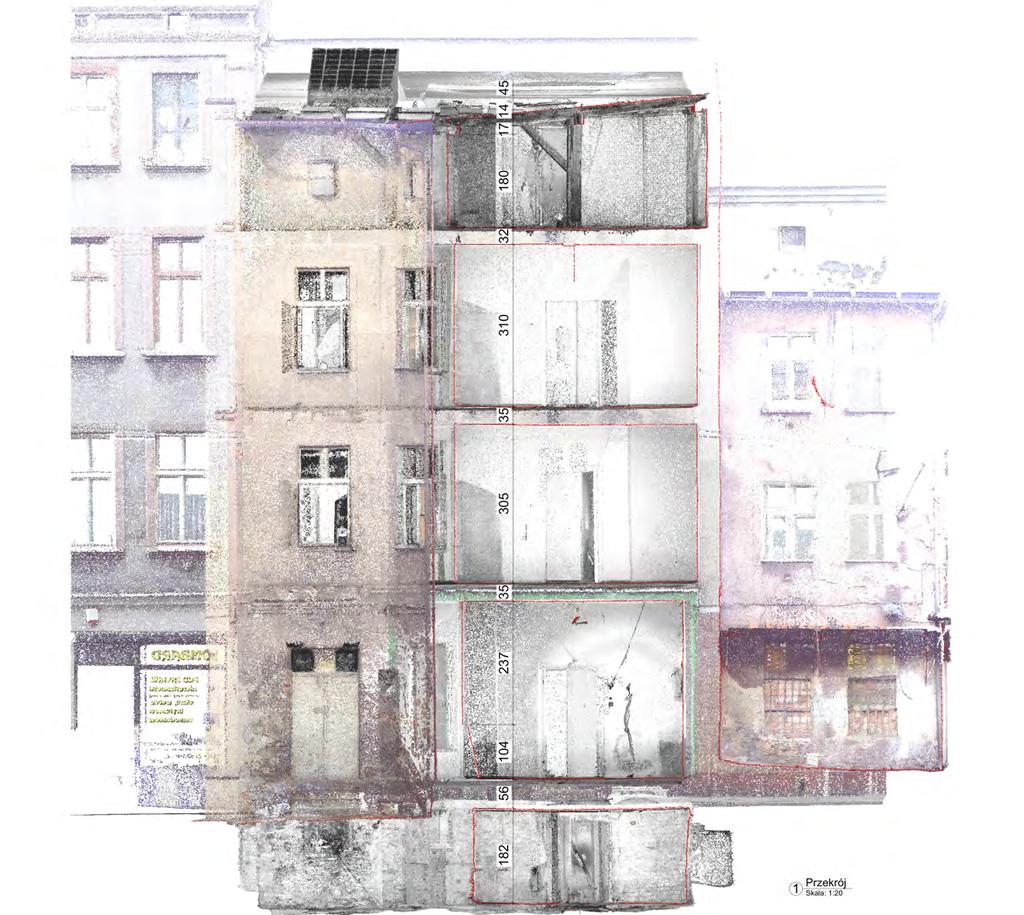 3e. MacroBIM - konceptualizacja (3D) Chmura punktów - referencja dla modelowania inwentaryzacja 3D (laser