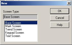 Rysunek 7: Okno służące do zapisu danego ekranu W polu Screen wpisujemy nr. Okna, pod jakim będzie ono rozpoznawane w projekcie, a docelowo w urządzeniu.