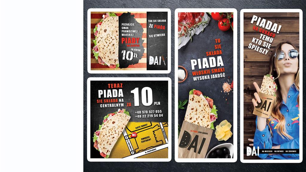 PIADA WYZWANIE Launch nowej marki sieci restauracji oferującej nieznany szerzej na polskim rynku