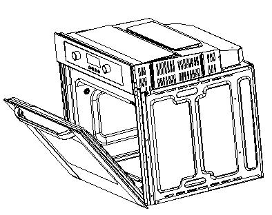 1) - move the catch levels of hinges on both sides to the fully open position (see the picture no.