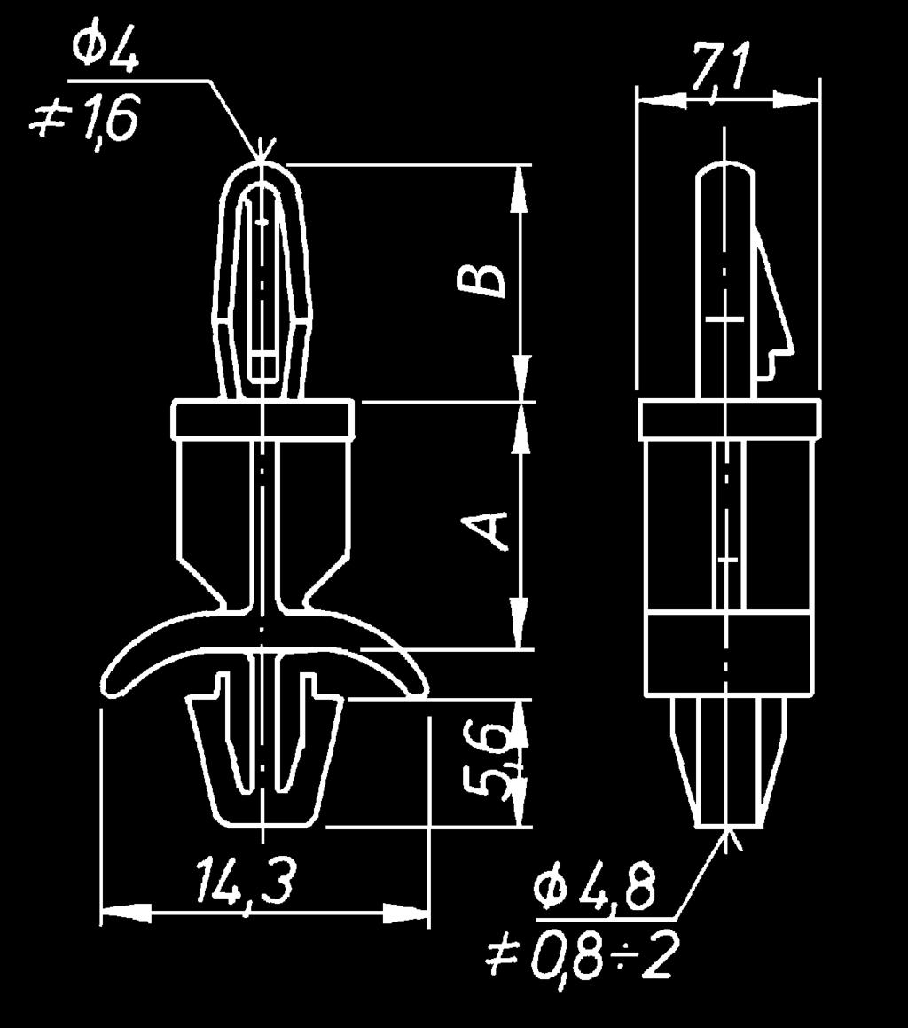 konstrukcyjnego od 0,8 mm do 2 mm.