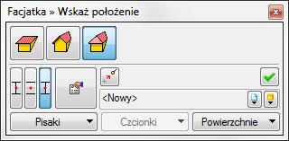 Dach FACJATKI Wprowadzenie Na istniejący na rzucie dach można wprowadzić facjatkę dachową.