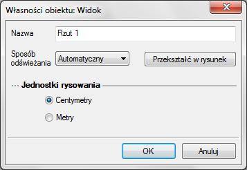 Przełączanie aktywności odbywa się poprzez dwukrotne kliknięcie na daną Rzut jest podzielony na budynki, budynki są podzielona na kondygnacje, a kondygnacje na grupy elementów: ściany, drzwi i