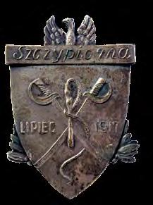 Odznaka pamiątkowa internowanych legionistów Za