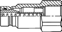 Szybkozłącza bezwyciekowe ISO-F CEJN X64/X65, DNP PLT4/PLK4, HQ IF (3/6. ) ISO 608 (oprócz ów 3/6 i.