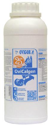 OviCalgen Mineralna mieszanka pokarmowa dla gołębi z algami i olejkami eterycznymi. Naturalne źródło wapnia z algami morskimi i olejkami eterycznymi.