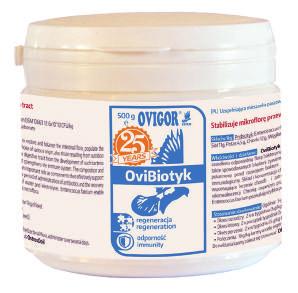 www.ovigor.eu OviBiotyk Stabilizuje mikroflorę przewodu pokarmowego.