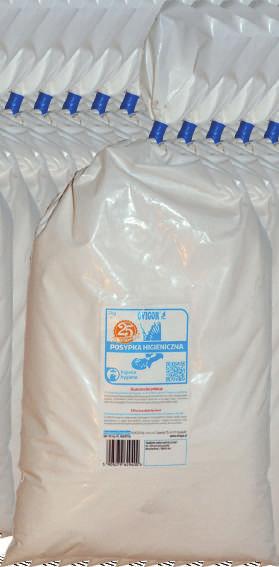 Zawartość: 500 ml POSYPKA HIGIENICZNA Skuteczna dezynfekcja!!! Preparat pomocny w utrzymaniu czystości i higieny w gołębniku.