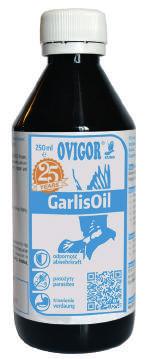 GarlisOil Olejek czosnkowy, jako naturalny produkt wykazuje właściwości bakteriobójcze, odrobaczające i oczyszczające organizm, poprawia krążenie.