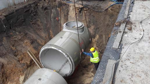 Studnia styczna cement portlandzki żużlowy