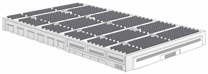 Schemat instalacji komercyjnej Rozwiązanie SolarEdge składa się z