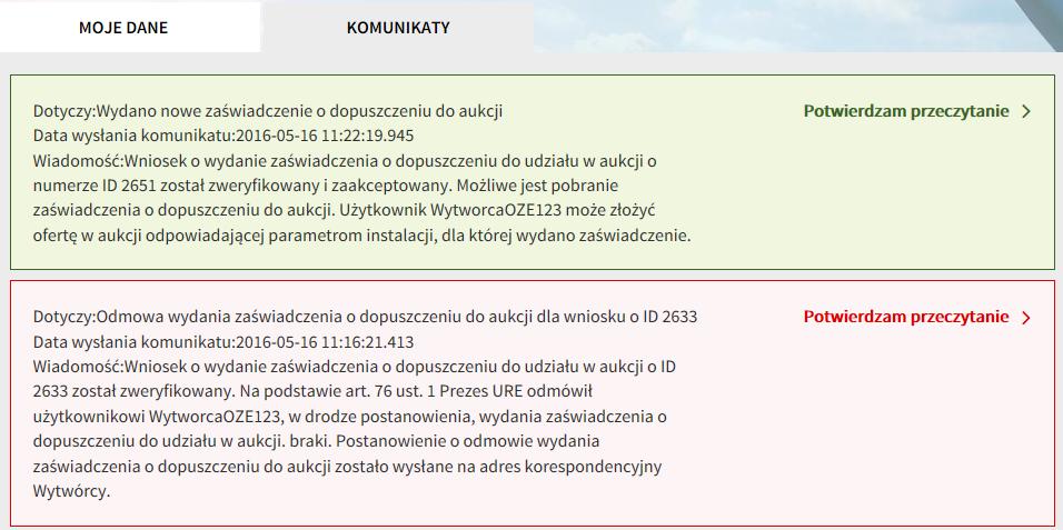 Administrator nie ma wglądu do roboczych wersji wniosków.