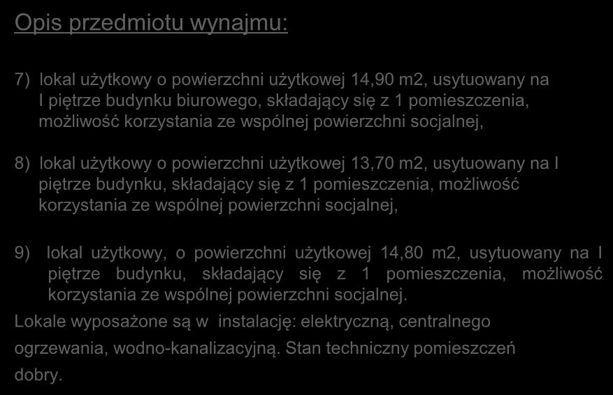 (6,80 m2, możliwość 19,72 m2, korzystania 13,59 m2, ze75,14 wspólnej m2, powierzchni 16,45 m2).