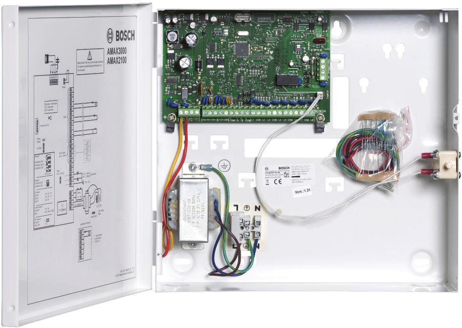 Systemy alarmowe włamania AMAX panel 2100 AMAX panel 2100 www.boschsecrity.