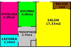 Kluczborska przedpokój, osobna, jasna kuchnia, pokój z balkonem, piwnica. Doskonały widok z okna.