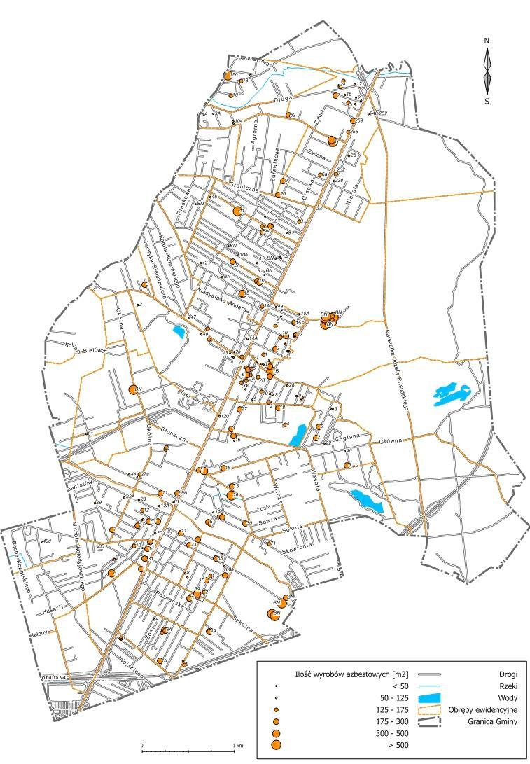 Mapa nr 1 Szczegółowa mapa rozmieszczenia wyrobów