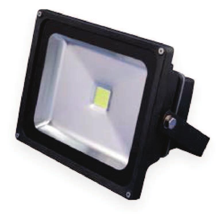 PLED KALIT NAŚWIETLACZ LED LED FLOODLIGHTS LICHTFLUTER LED PLED010BL PLED030BL wyprowadzony przewód zasilający 3x1mm2 obudowa aluminiowa w postaci radiatora PLED010GR uchwyt