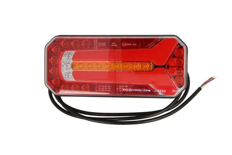 1148 DD L/P 7 W150DD Lampa tył L/P (LED, 12/24V, kierunkowskaz, światło przeciwmgielne, światło stop, światło pozycyjne, z podświetleniem tablicy, odblask, gniazdo 7,podświetlenie tablicy