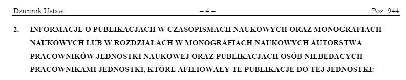 ro Rodzaje prac rejestrowane w bazie DONA: artykuły, monografie, prace habilitacyjne,