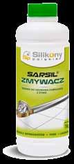Środek do usuwania zabrudzeń z żywicy SARSIL zmywacz CHARAKTERYSTYKA SARSIL zmywacz jest preparatem opartym na mieszaninie estrów i rozpuszczalników.