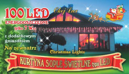 E0606000593 L-200/X ciepły biały E0606000592 Lampki choinkowe LED 500,