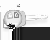 Kluczyki, drzwi i szyby 25 Zabezpieczanie samochodu Zabezpieczenie przed kradzieżą 9 Ostrzeżenie Nie uaktywniać blokady, gdy w samochodzie znajdują się pasażerowie!