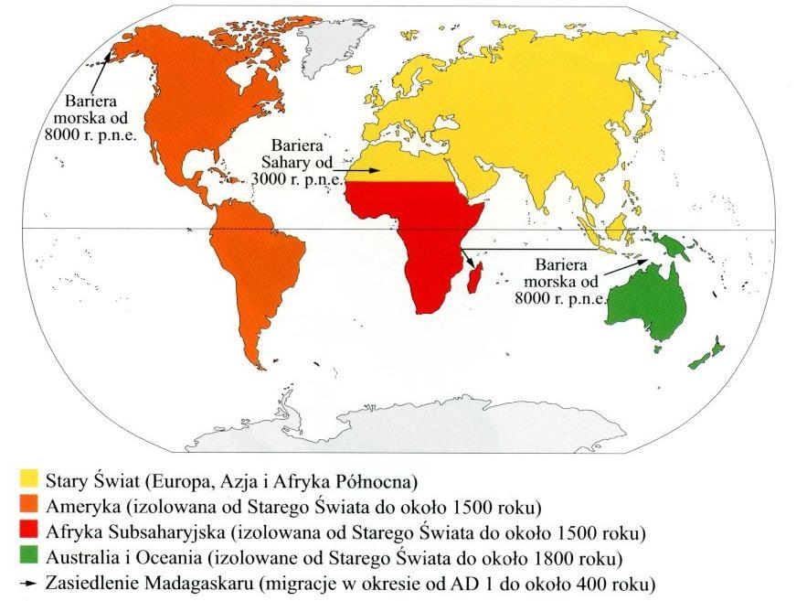 Izolacja geograficzna Źródło: R.