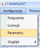 2.2.3. Parametry W opcjach Parametrów mamy możliwość ustawienia automatyczne logowanie przy stracie programu. (rys. 13) Parametry (rys. 14)