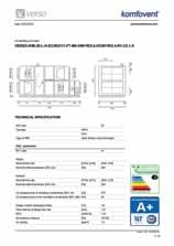 VERSO Standard Wygodne i łatwe w obsłudze programy doboru Wszystkie centrale wentylacyjne VERSO dobierane są za pomocą dedykowanego programu, który można pobrać ze strony www.ventia.