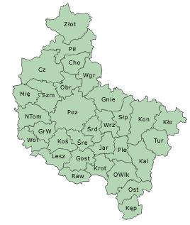 7 5.2.Opis głównych cech nieruchomości POŁOŻENIE Województwo wielkopolskie Wielkopolskie województwo, utworzone 1 I 1999. Położone w zachodniej części Polski.