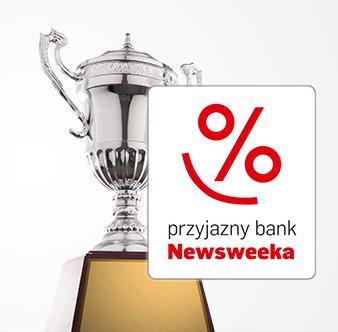 podium od 7 lat (*) Ranking Newsweeka Przyjazny bank jest prowadzony w oparciu o badania metodą tajemniczego klienta, w których