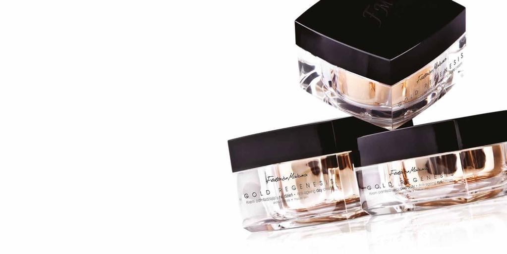 Aurul coloidal un aliat în lupta împotriva timpului Linia exclusivă de cosmetice Gold Regenesis a fost creată special pentru a combate eficient toate semnele îmbătrânirii pielii.