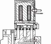 Zawór sterowany elektromagnetycznie; serwowspomagany; modułowy; przeznaczony dla pneumatyki Typ 5470 4/2-drogowy; modułowy; 2 10 bar Sposób działania C w stanie beznapięciowym wyjście A odpowietrzone